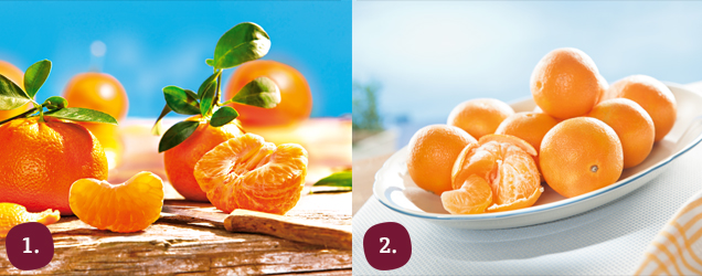 Clementine Mandarine und Unterschied